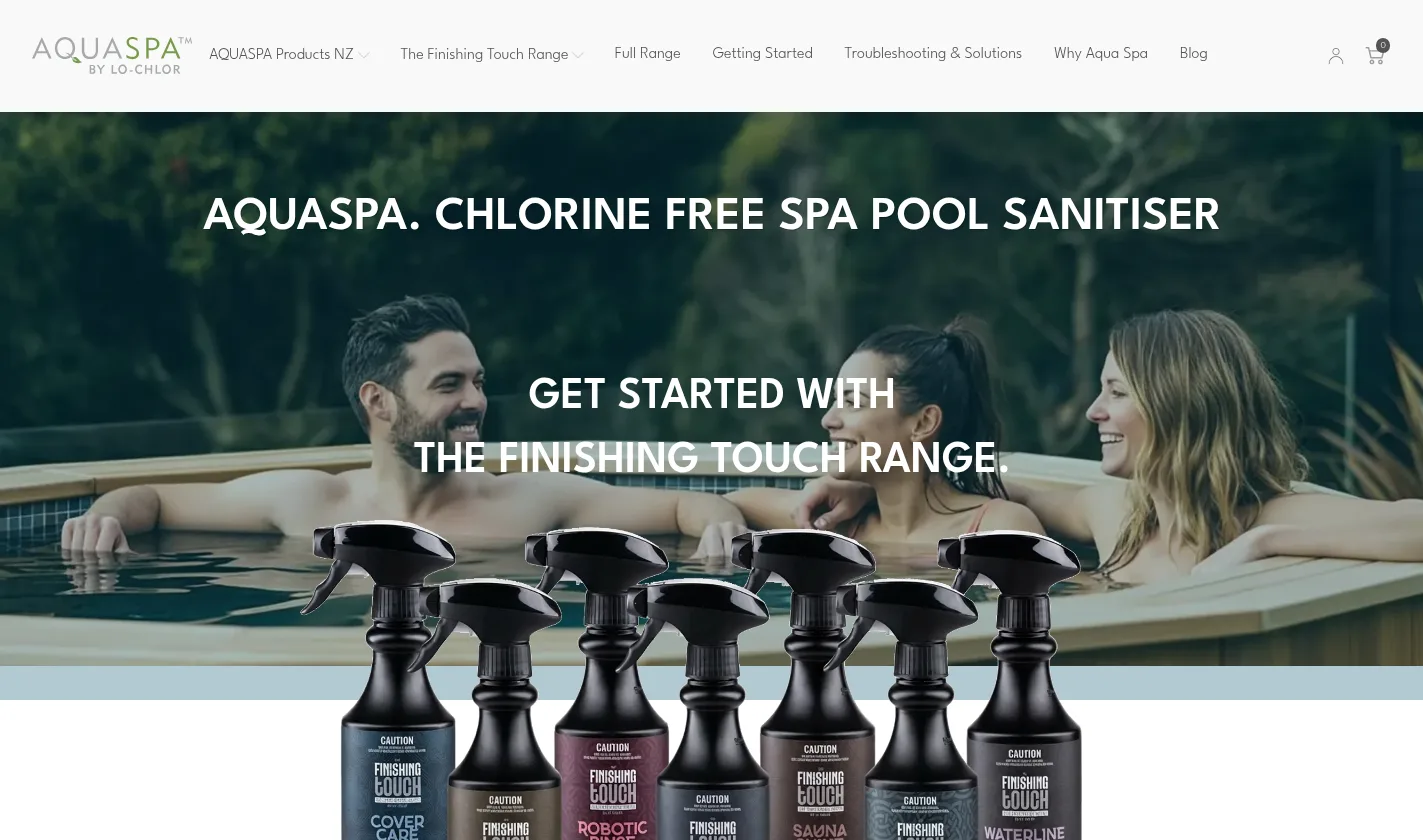 AquaSpa website