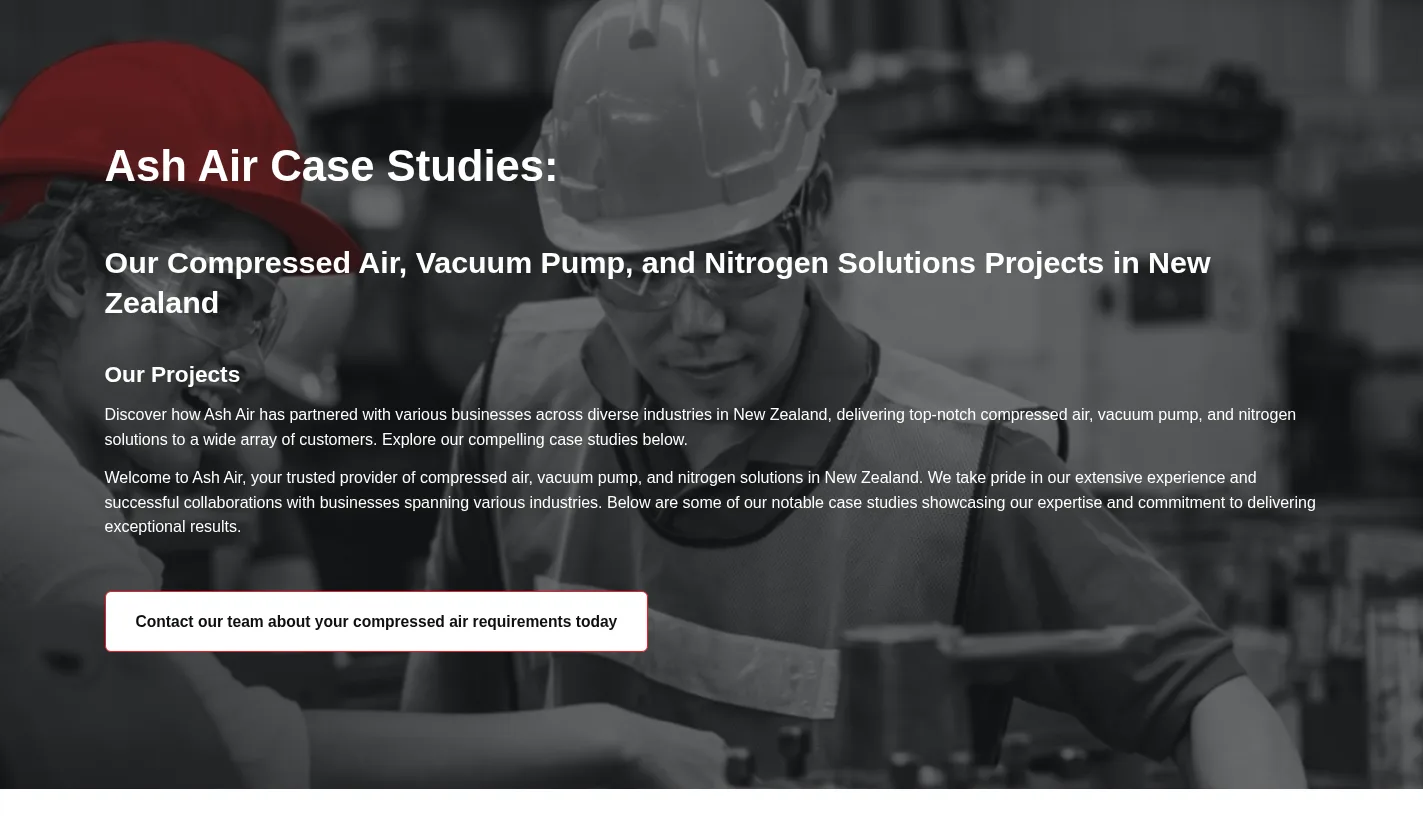 Ash Air case studies