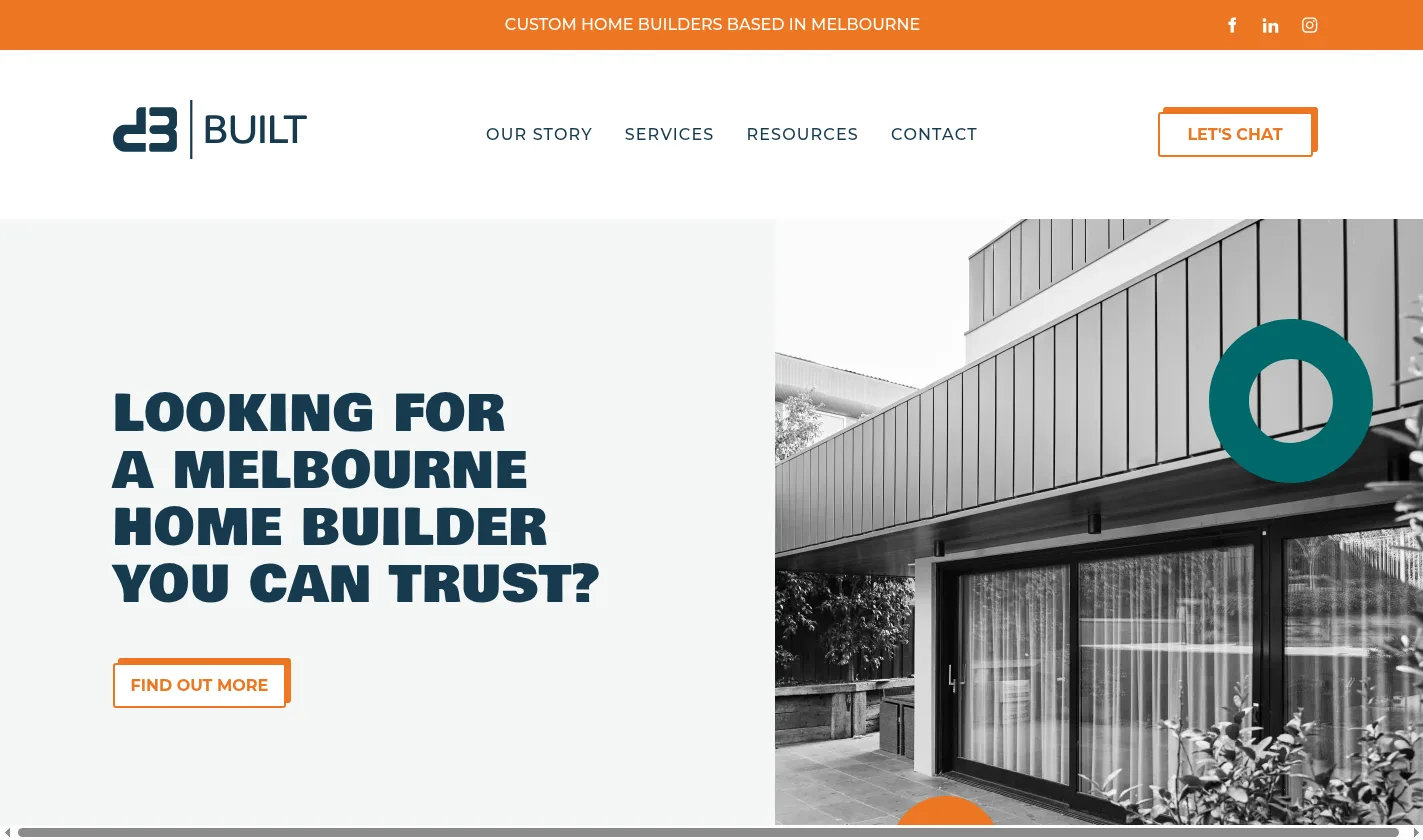D3 Built website
