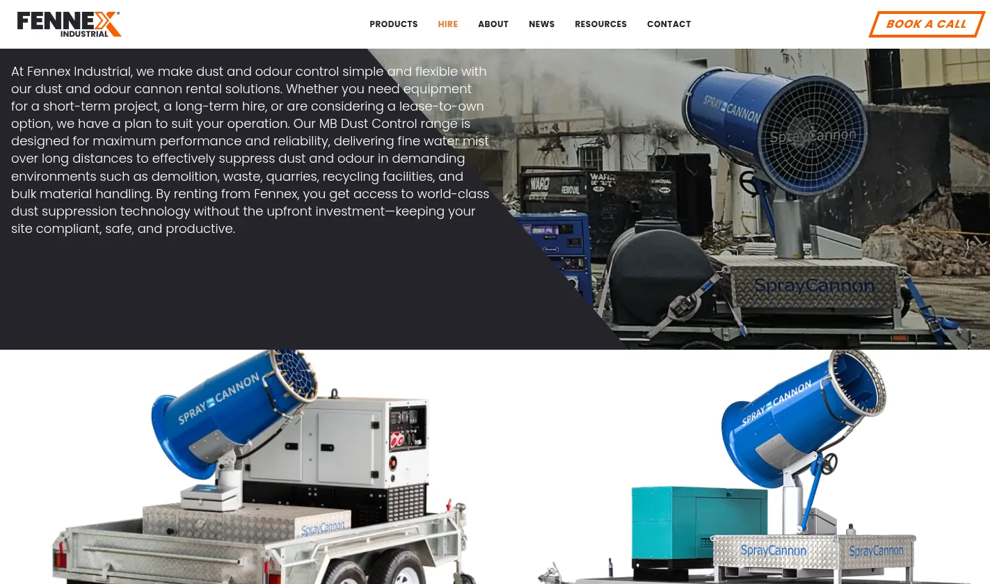 Fennex Industrial hire fleet
