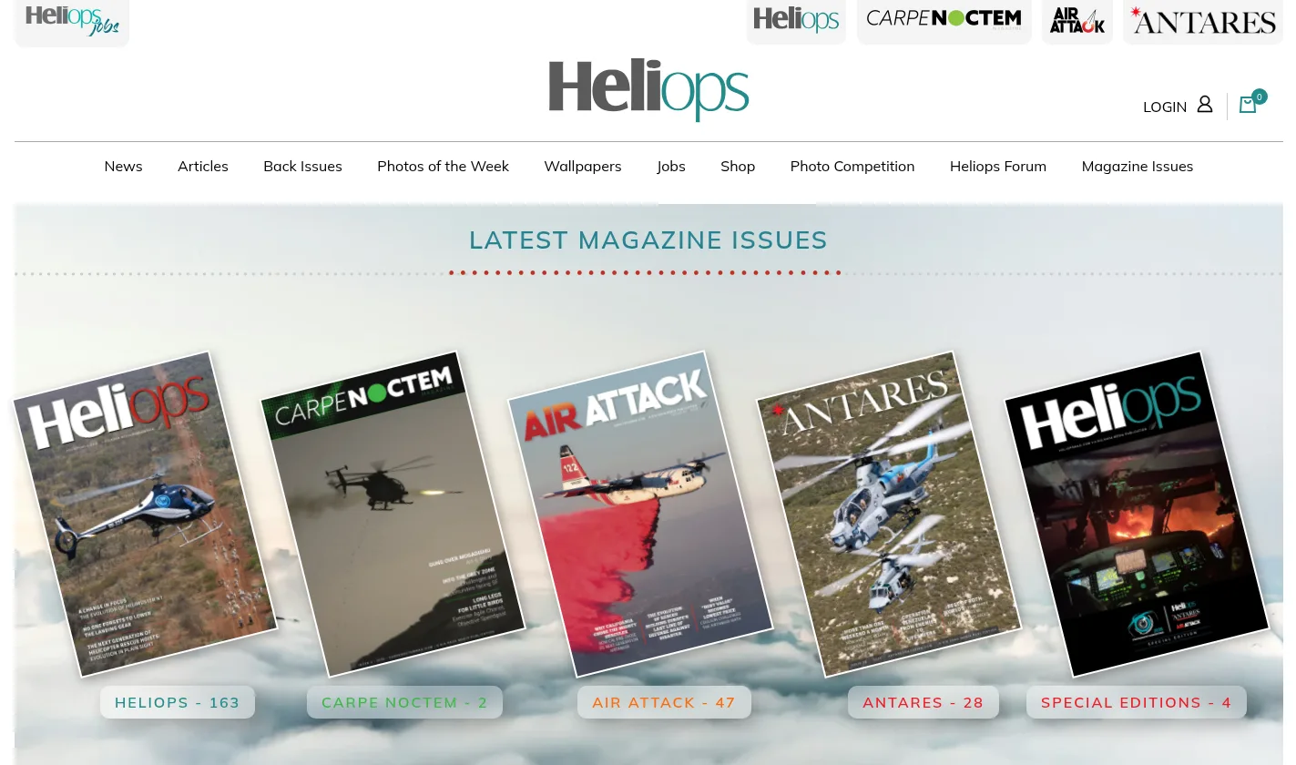 HeliOps Magazine website