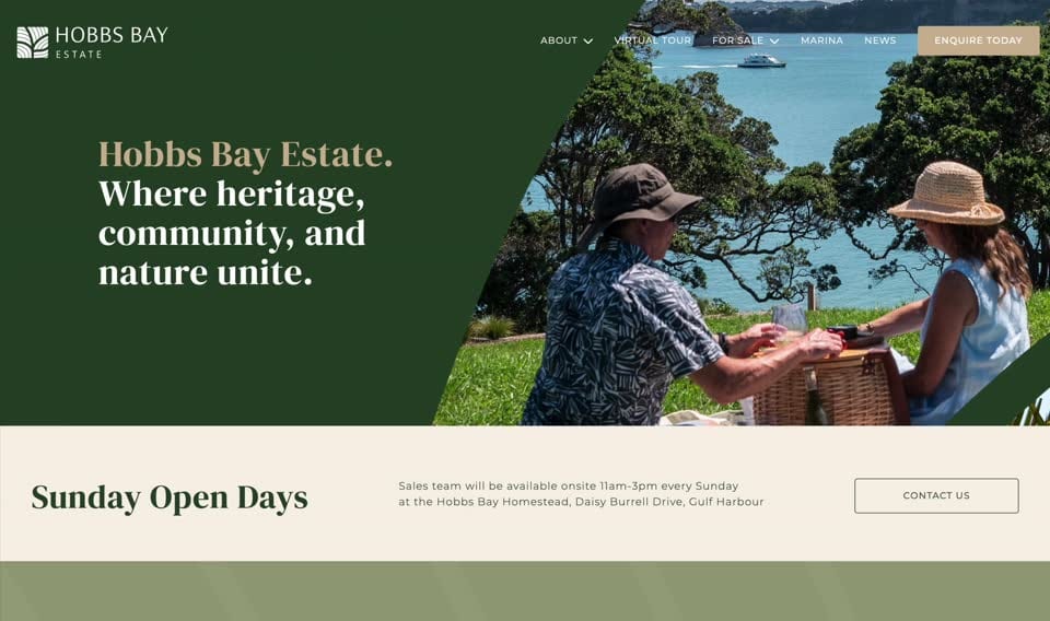 hobbs-bay-estate website