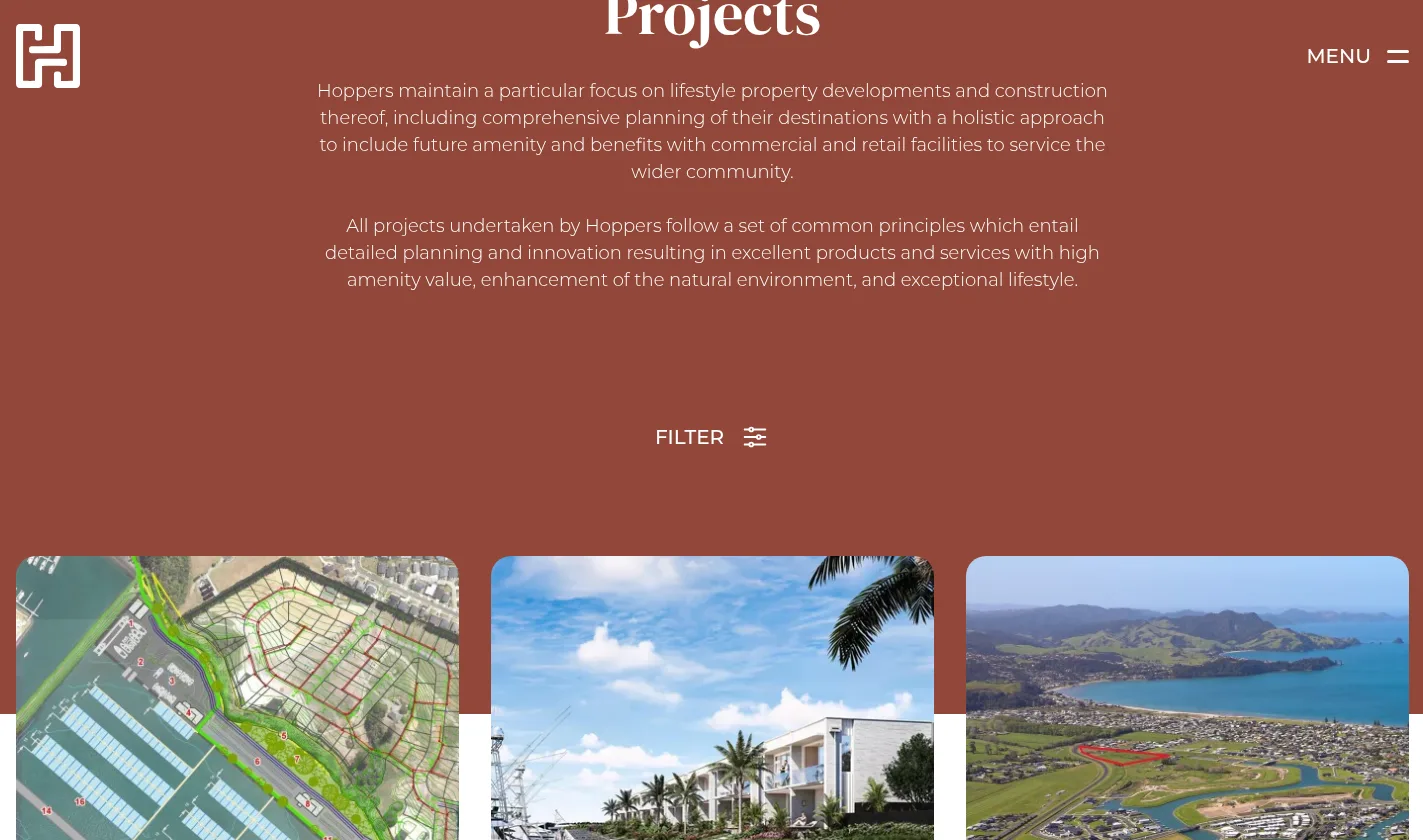 Hopper Developments projects index