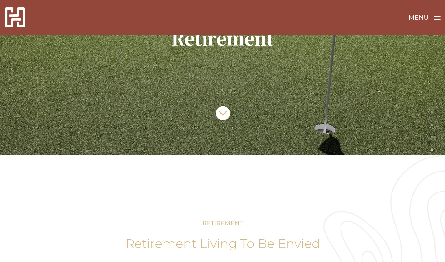 Hopper Living retirement villages page