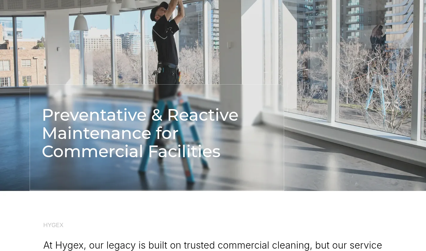 Hygex maintenance services