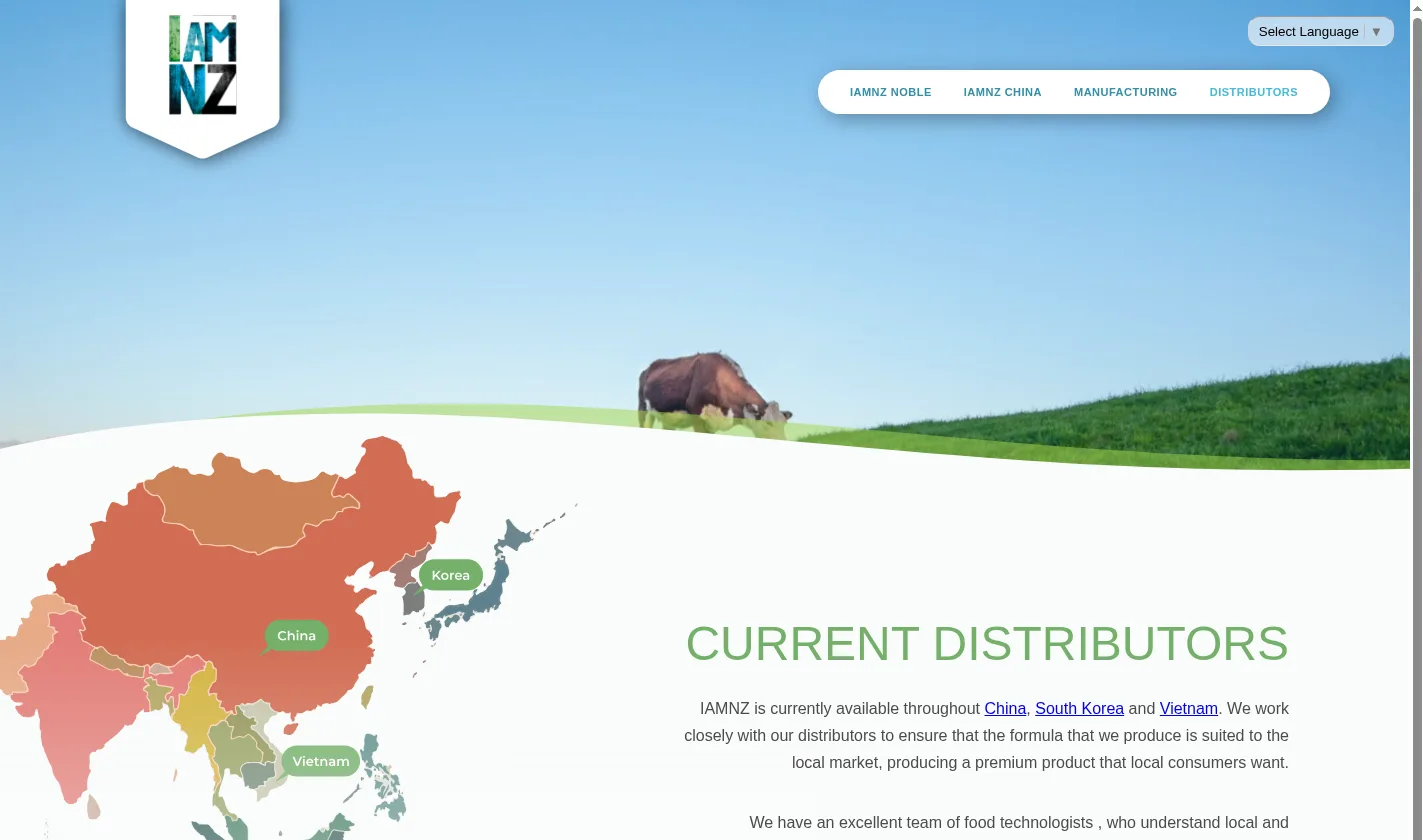 IAMNZ distributors page