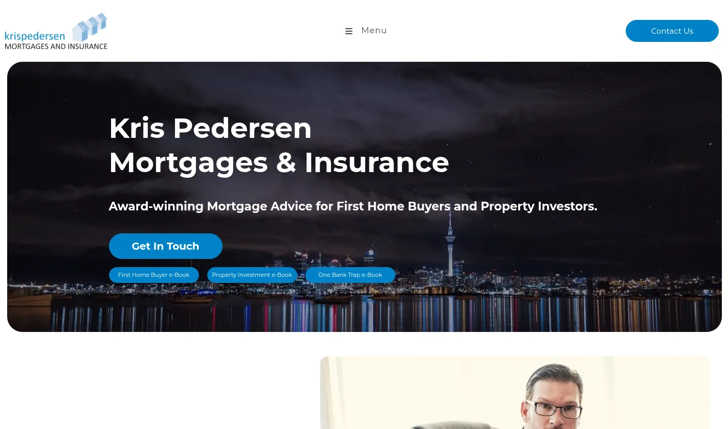 Kris Pedersen Mortgages website