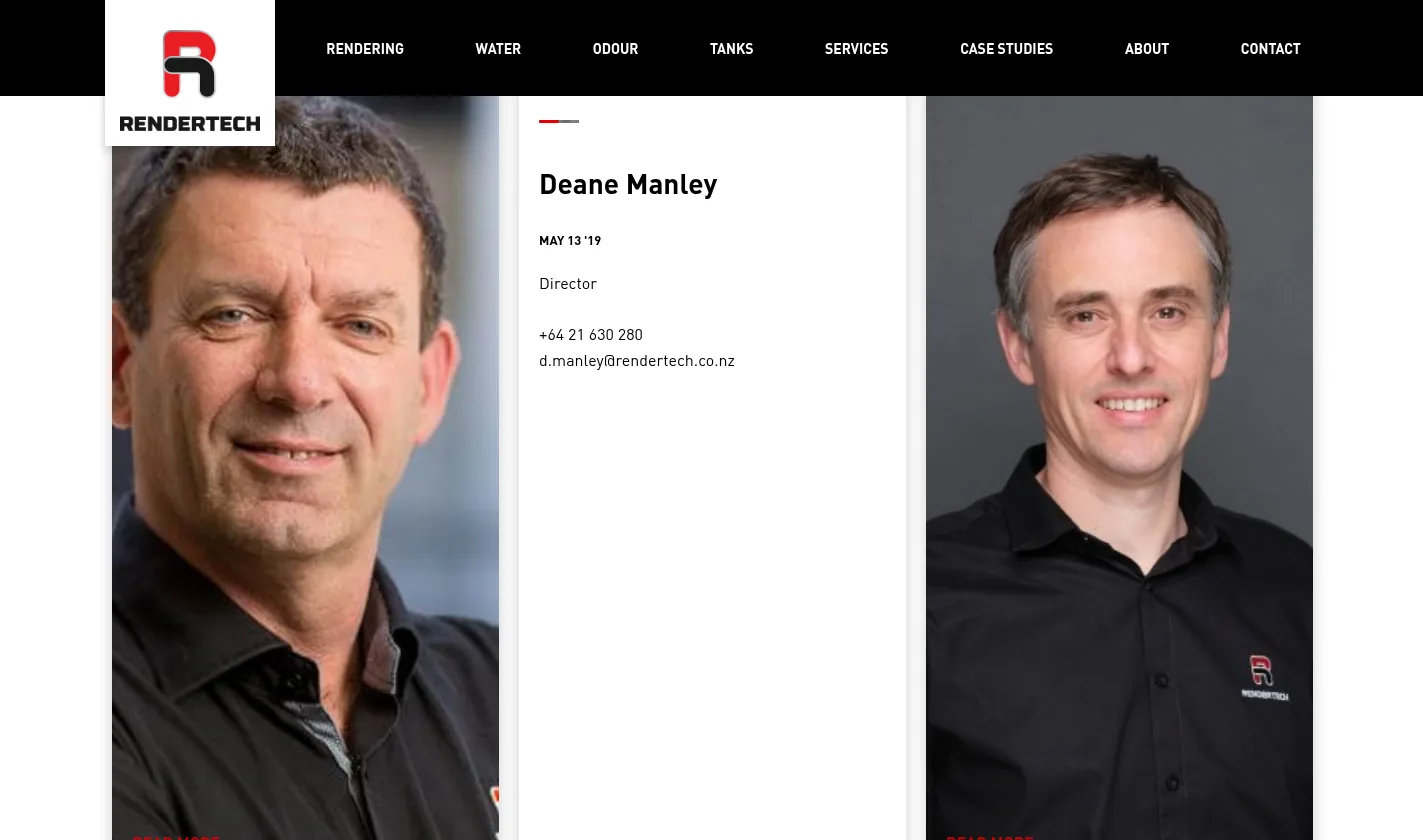 Rendertech team page