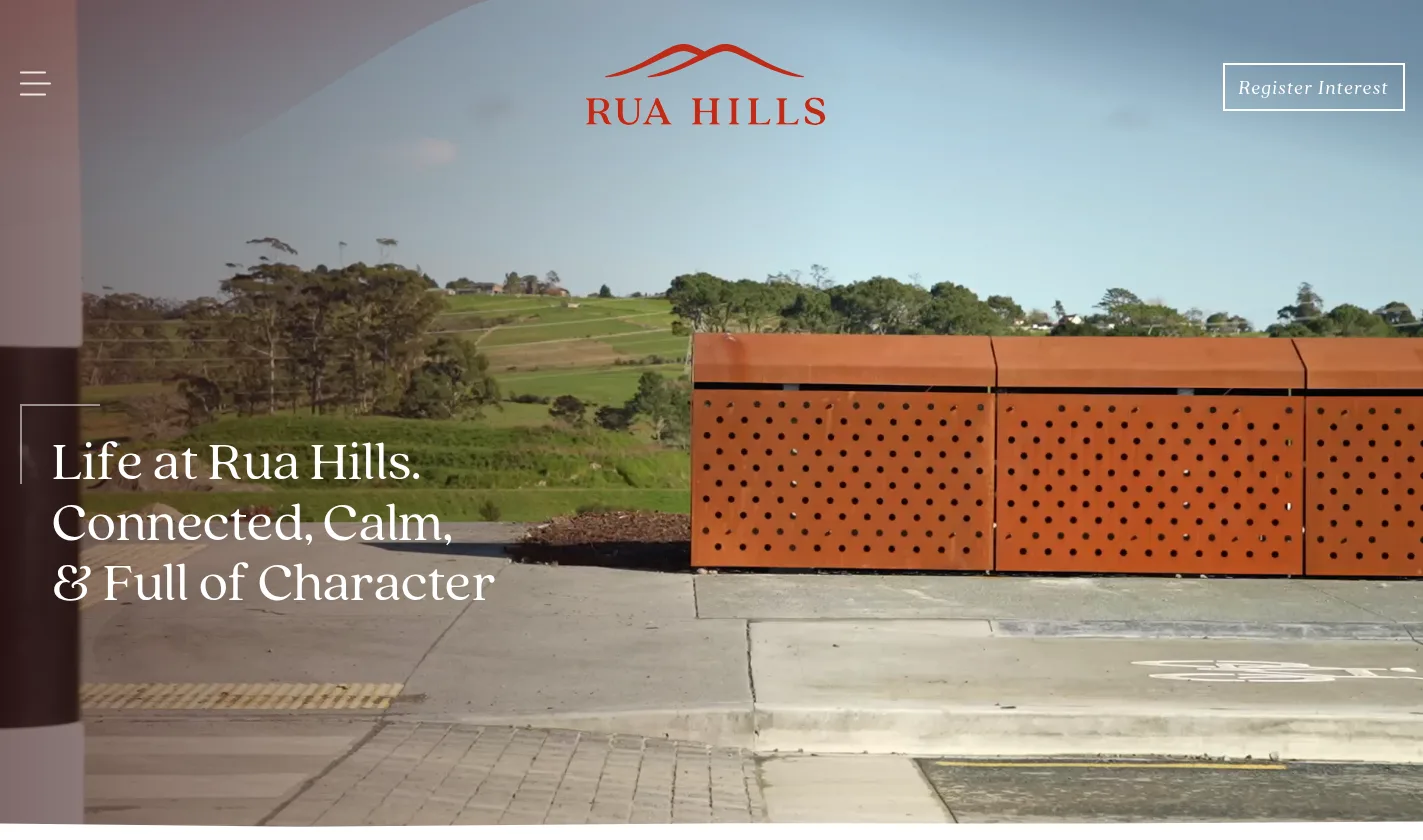 Life at Rua Hills page