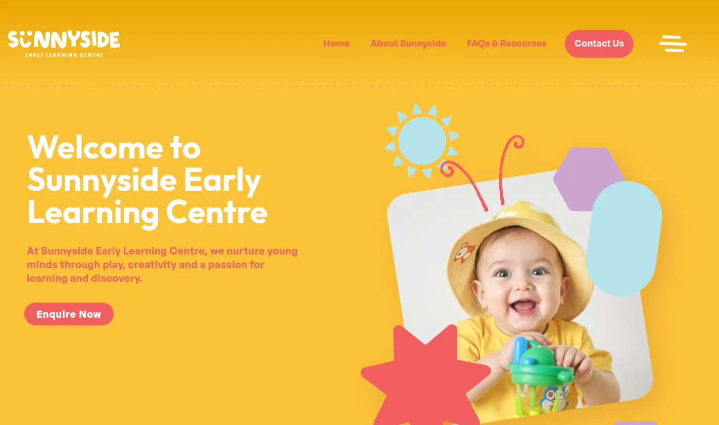 Sunnyside Early Learning Centre website