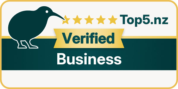 Top5.nz ranking badge - Web Designers North Shore