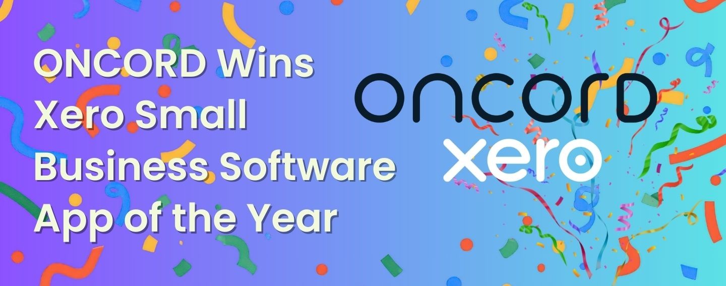 ONCORD Wins Xero Small Business Software App of the Year
