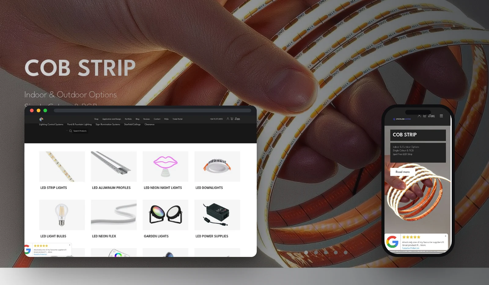 Specialized Lighting Concepts website designed by Fuel Design