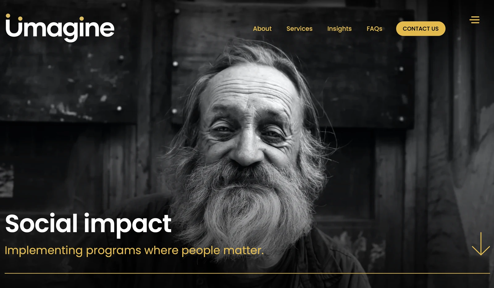 Umagine website designed by Fuel Design